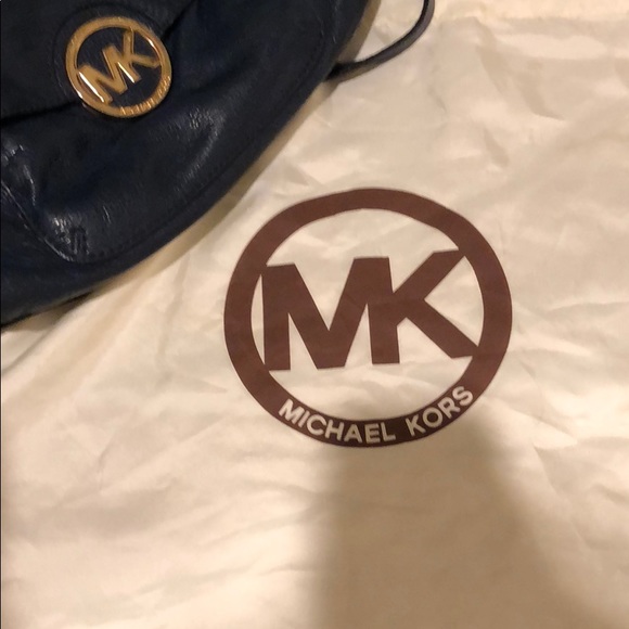 Navy Michael Kors purse - Picture 2 of 5